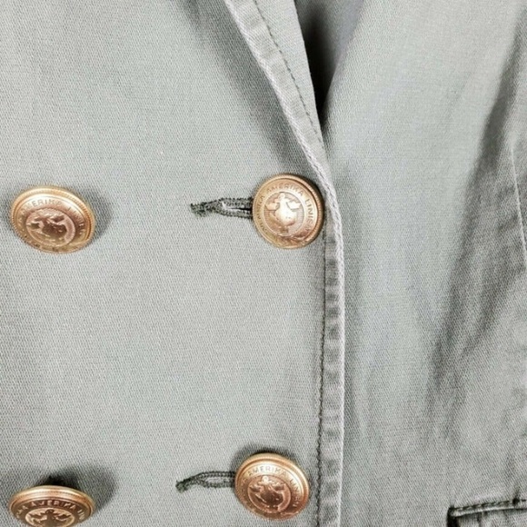 𝅺Cabi 326 Womens Small S Military Sergeant Flight Double Breasted Utility Jacket - Picture 2 of 11